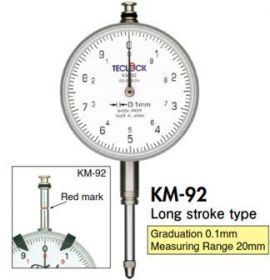 Đồng hồ so 0.1mm Teclock - TM91, KM92, KM93 Teclock