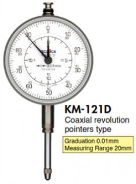 KM-121D Đồng hồ so kim dài 0.01mm Teclock